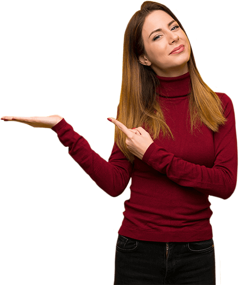 Femme dans site web pour Gyms